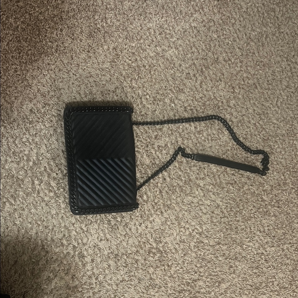 Aldo Black Strap Bag